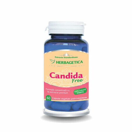 Candida Free, 60 gélules, Herbagetica