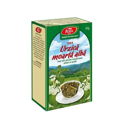 Ceai Urzica Moarta Alba, U94, 50 g, Fares