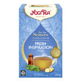 Ceai ecologic cu uleiuri esentiale Fresh Inspiration For the Senses, 17 plicuri, Yogi Tea