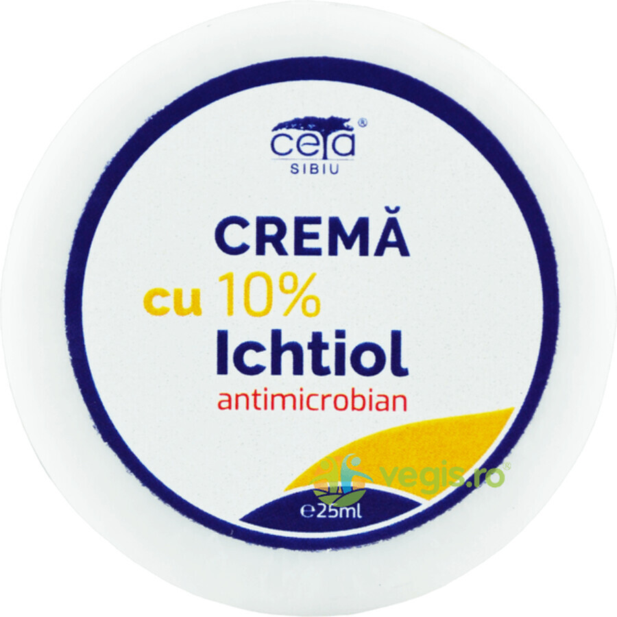 10% ichthyol cream, 25 ml, Ceta Sibiu