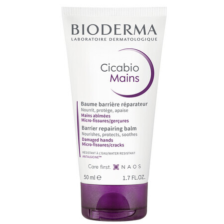 Crema mani Cicabio, 50 ml, Bioderma