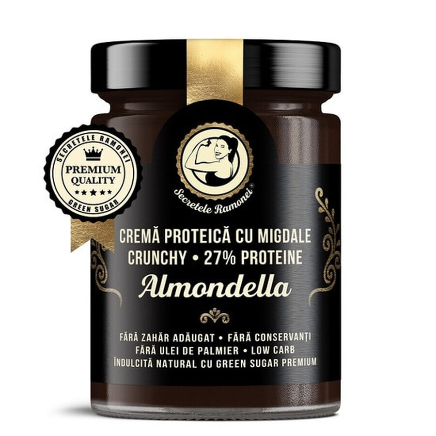 Crème protéinée aux amandes croustillantes Almondella, Ramona's Secrets, 350g, Remedia