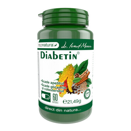 Diabetin, 60 gélules, Pro Natura