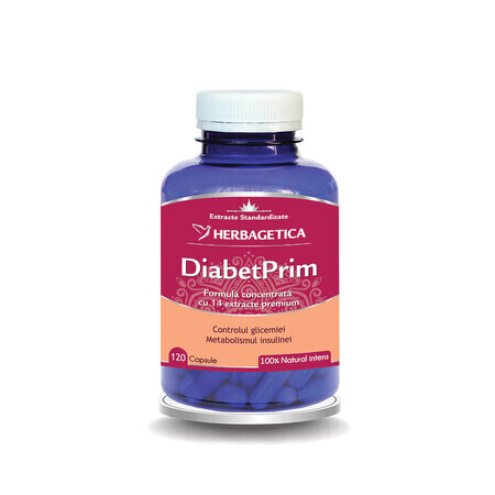 DiabetPrim, 120 gélules, Herbagetica