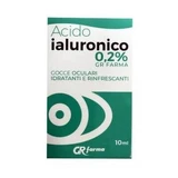 Moisturizing and refreshing eye drops with hyaluronic acid Gr pharma