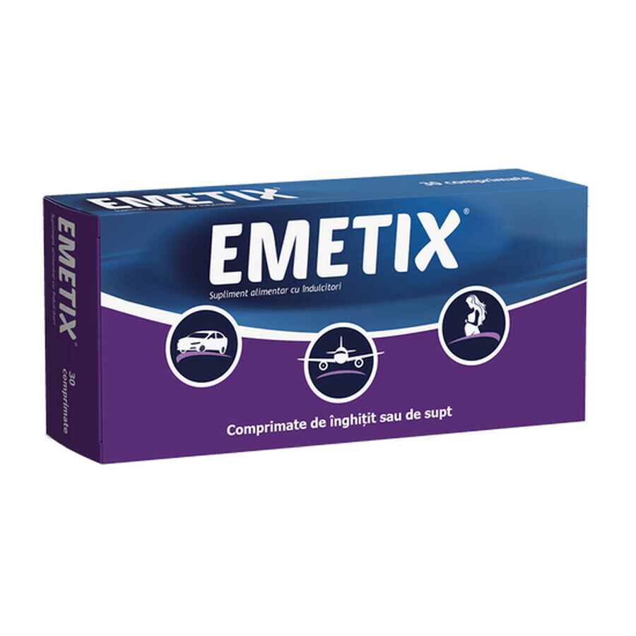 Emetix, 30 comprimés, Fiterman