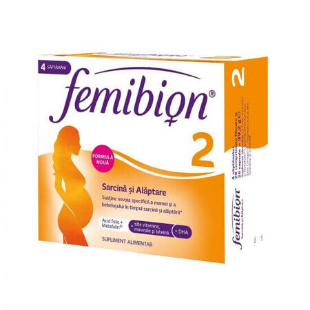 Femibion 2 Schwangerschaft und Stillzeit, 28 Tabletten + 28 Kapseln, Dr. Reddys
