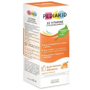 Pediakid 22 vitaminen en spoorelementen siroop 125 ml