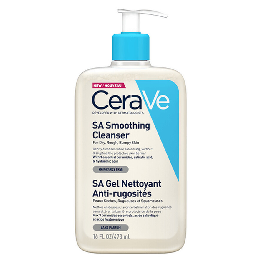 Gel nettoyant anti-rugosité pour les peaux sèches ou rugueuses, 473 ml, CeraVe SA Évaluations