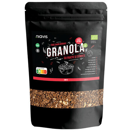 Öko-Granola mit Obst und Samen, 200 g, Niavis