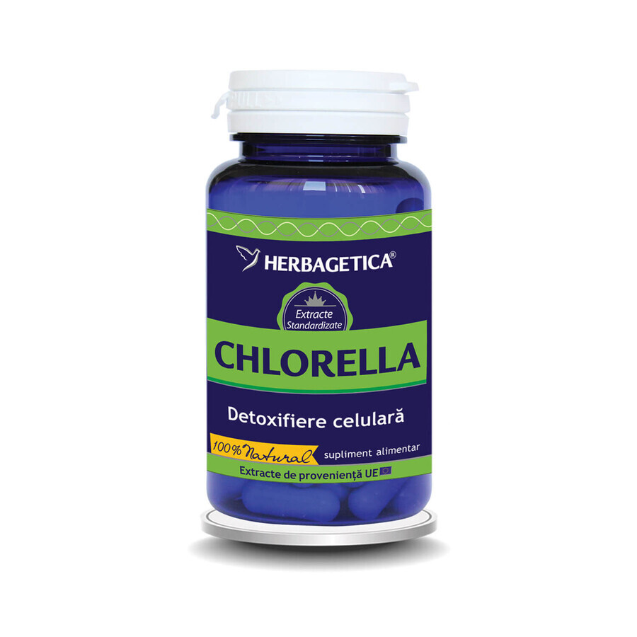 Chlorella, 30 Kapseln, Herbagetica