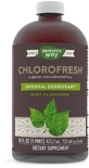 Chlorofresh Mint Liquid Nature's Way, 473.2 ml, Secom