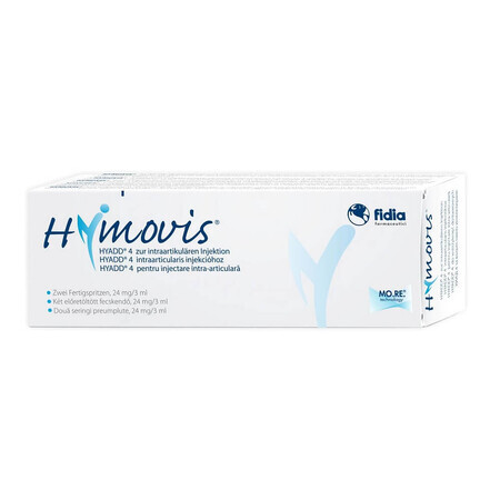 Hymovis 24 mg/3 ml, 2 Fläschchen, Fidia Farmaceutici