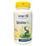 Longlife organic spirulina 500 mg 100 vegetarian capsules