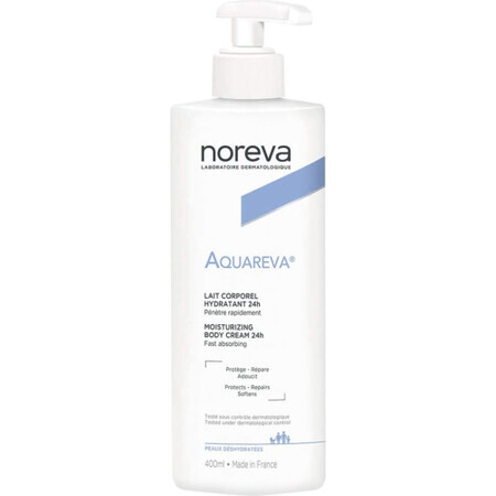 Noreva Aquareva Lait corporel hydratant 24h, 400 ml