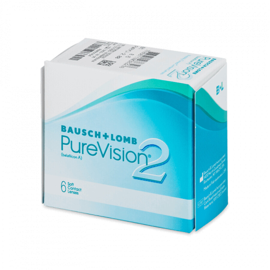 Contact lenses -5.25 PureVision 2HD, 6 pieces, Bausch Lomb