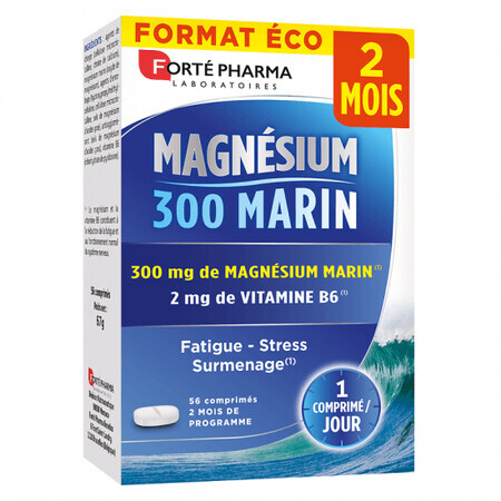 Magnésium marin 300, 56 comprimés, Forte Pharma