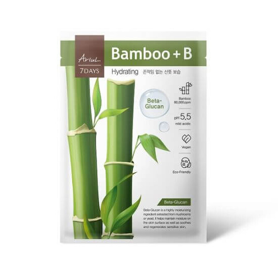 Masque Bambou et Beta glucan 7Days Plus, 1 pièce, Ariul