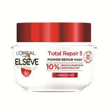 Masque capillaire Total Repair 5 pour cheveux abîmés, 300 ml, Elsev