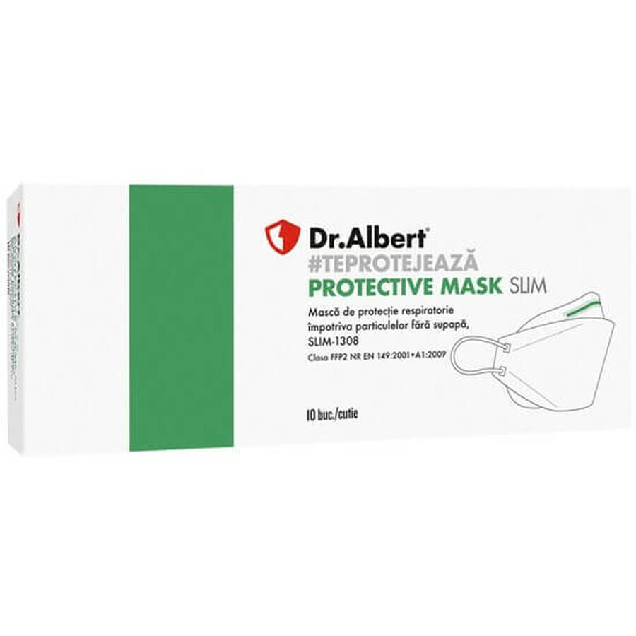 Masques de protection type FFP2 slim 1308, 10 pièces, Dr.