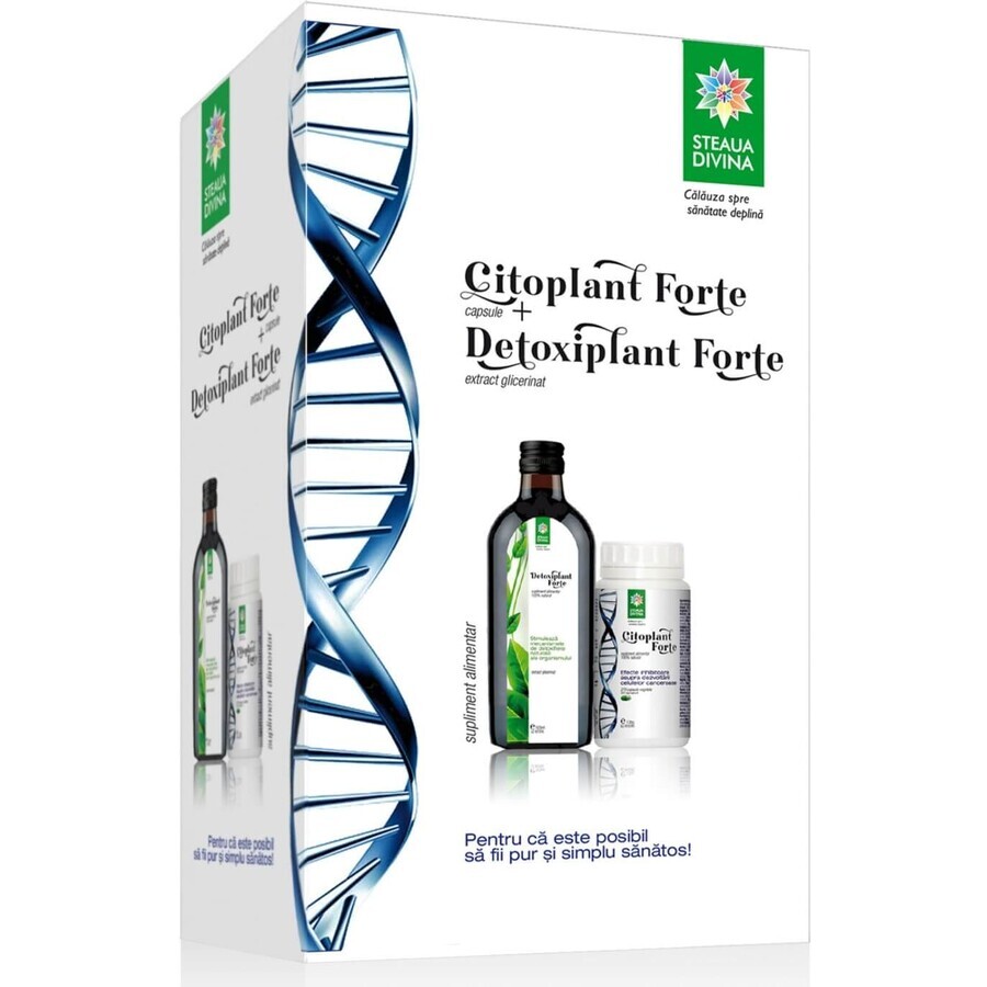 Cytoplant Forte, 270 gélules + Detoxifier Forte, 500 ml, Divine Star