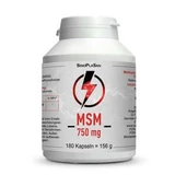 MSM 750 mg Mono 99.9% Capsules 180 Capsules