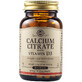 Citrate de calcium avec vitamine D3, 60 comprim&#233;s, Solgar