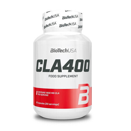 CLA 400mg, 80 capsules, BioTech USA