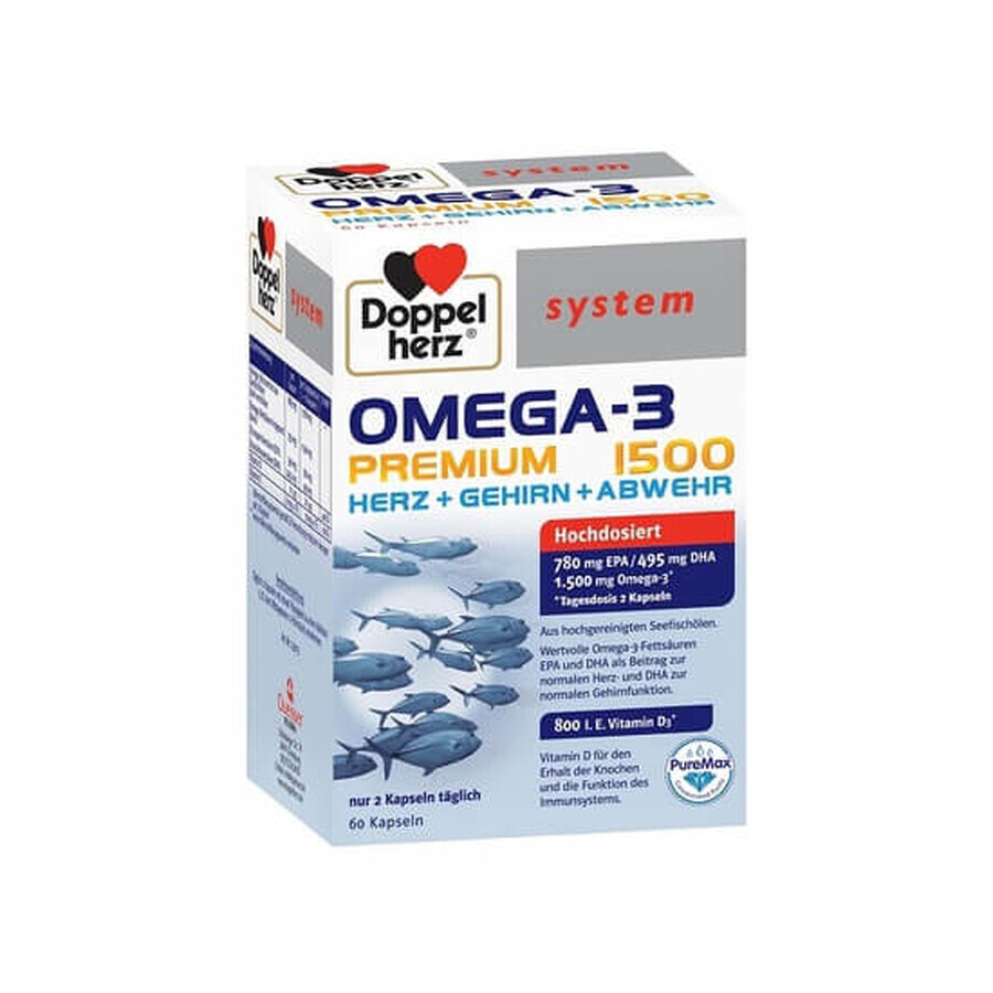 Omega-3 Premium 1500, 60 compresse, Doppelherz recensioni