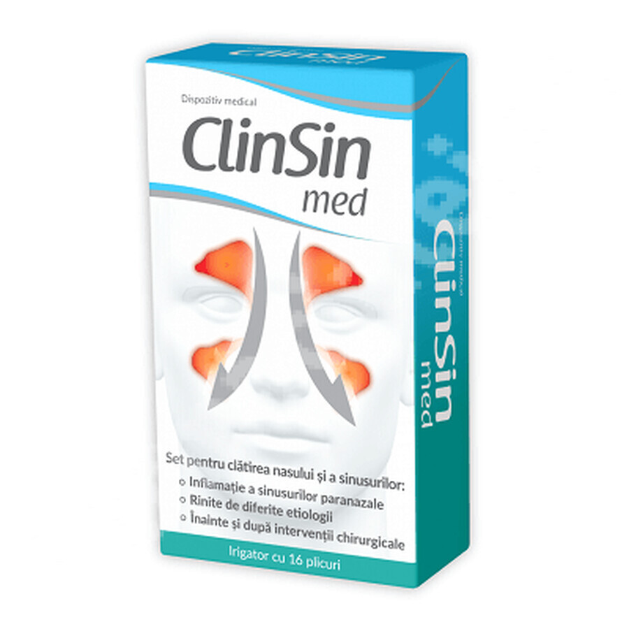 Clinsin Med, 16 bustine + irrigatore, Crushed recensioni