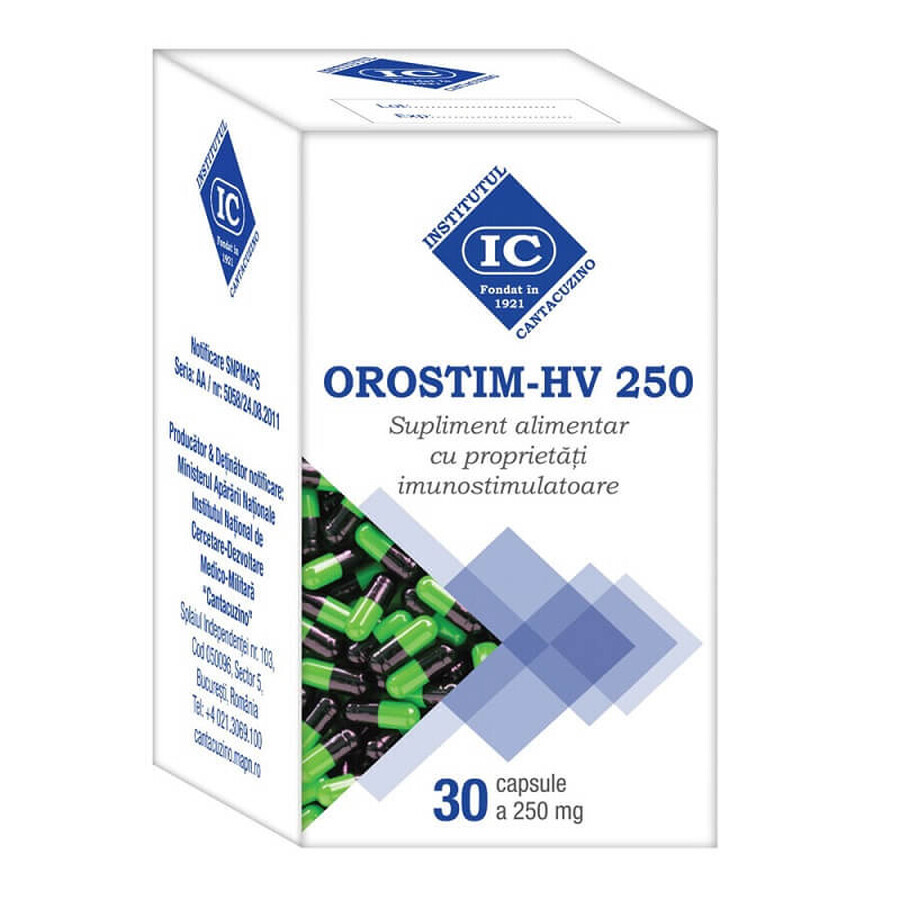 OROSTIM-HV 250, 30 gélules, Institut Cantacuzino Évaluations