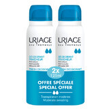 Confezione deodorante spray con pietra di allume, 125 ml + 125 ml, Uriage