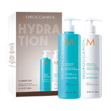 Pack shampoing et après-shampoing Duo Hydration, 500+500 ml, Moroccanoil