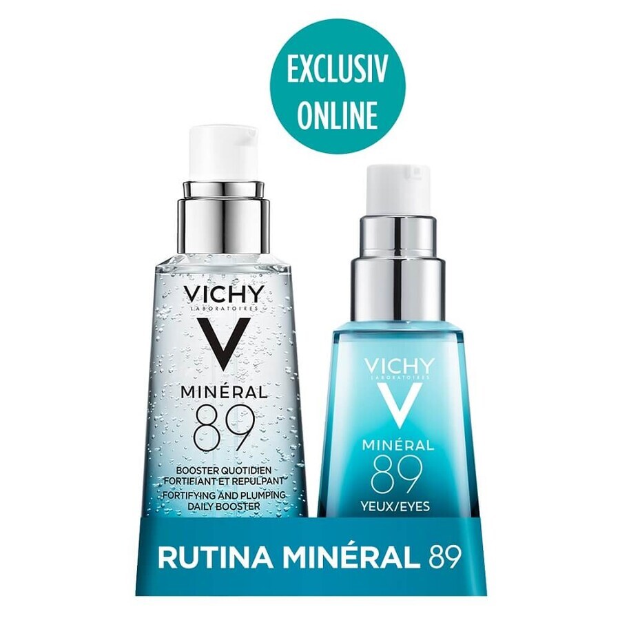 Mineral 89 Daily Gel-Booster 50 ml + Mineral 89 Eye Contour Gel 15 ml, Vichy