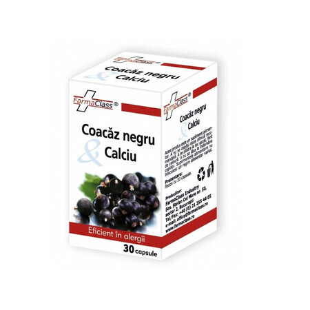 Cassis & Calcium, 30 gélules, FarmaClass