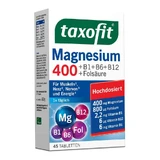 taxofit Magnesium 400 + B1+ B6+ B12+ Foliumzuur 45 St