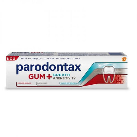 Parodontax Gum Breath & Sensitivity Toothpaste, 75 ml, Gsk