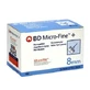 BD Micro-fine+ 8 pennaalden 0,25x8 mm 100 stuks.