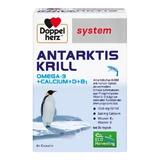 Double Heart System Antarctic Krill Omega-3 + Calcium + D + B1 60 Capsules
