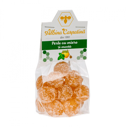 Perlen mit Honig und Minze, 100 g, Albina Carpatina