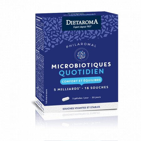 Philaromal Multi 5 milliards de bactéries lactiques, 60 gélules, Dietaroma