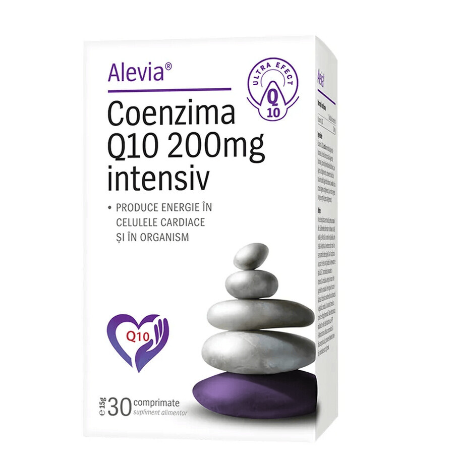 Coenzyme Q10 200 mg intensif, 30 comprimés, Alevia