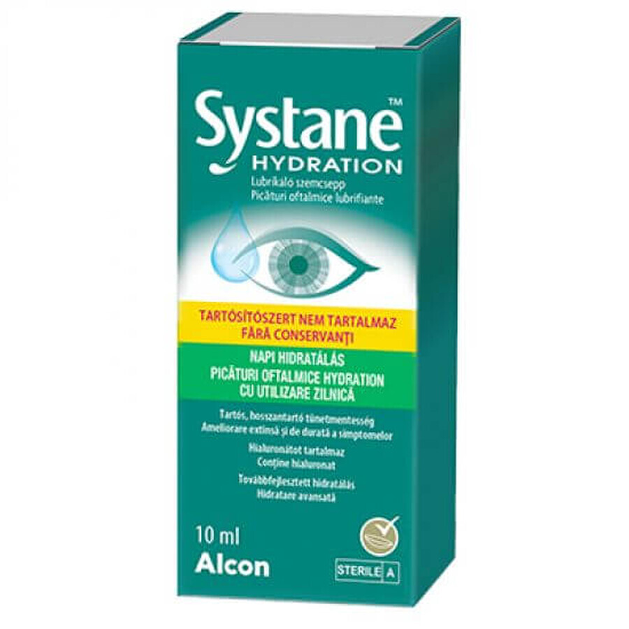Picaturi oftalmice fara conservanti Systane Hydration, 10 ml, Alcon recenzii