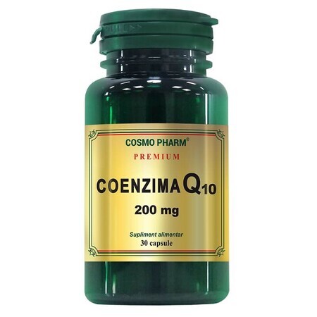 Coenzyme Q10 200 mg, 30 gélules, Cosmopharm