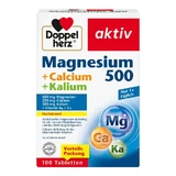 Double Heart Magnesium 500 + Calcium + Potassium 100 St