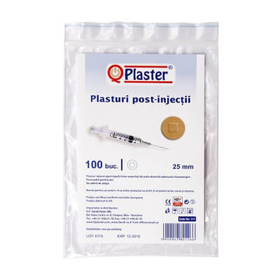 QPlaster patchs post-injection, 100 pièces, QPlaster