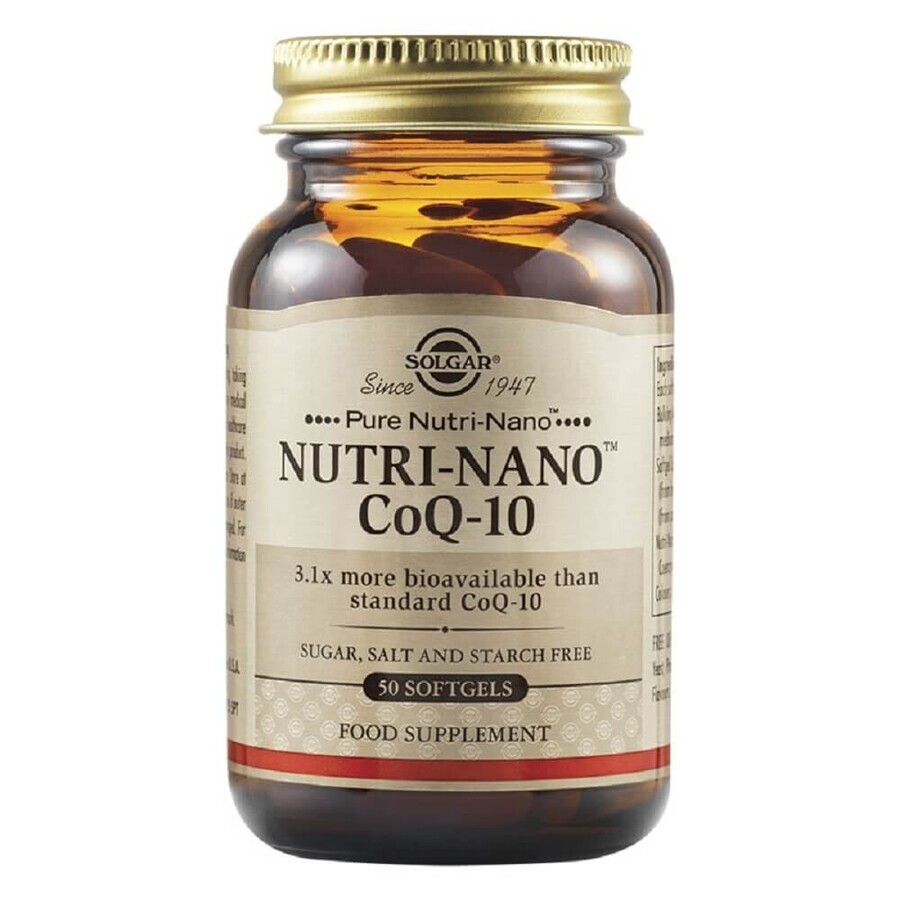 Coenzym Q10 Nutri Nano, 50 Kapseln, Solgar