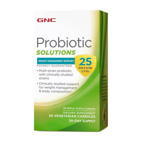 Probiotiques pour le contrôle du poids 424647, 30 gélules, GNC