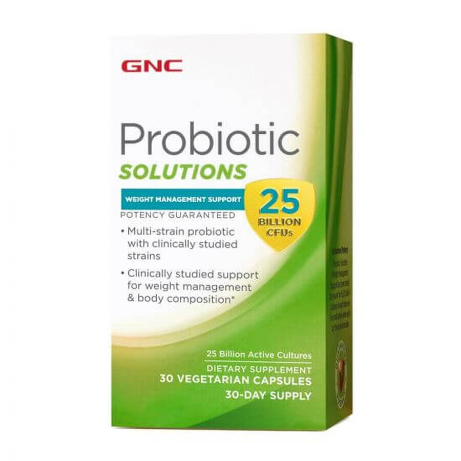 Probiotiques pour le contrôle du poids 424647, 30 gélules, GNC