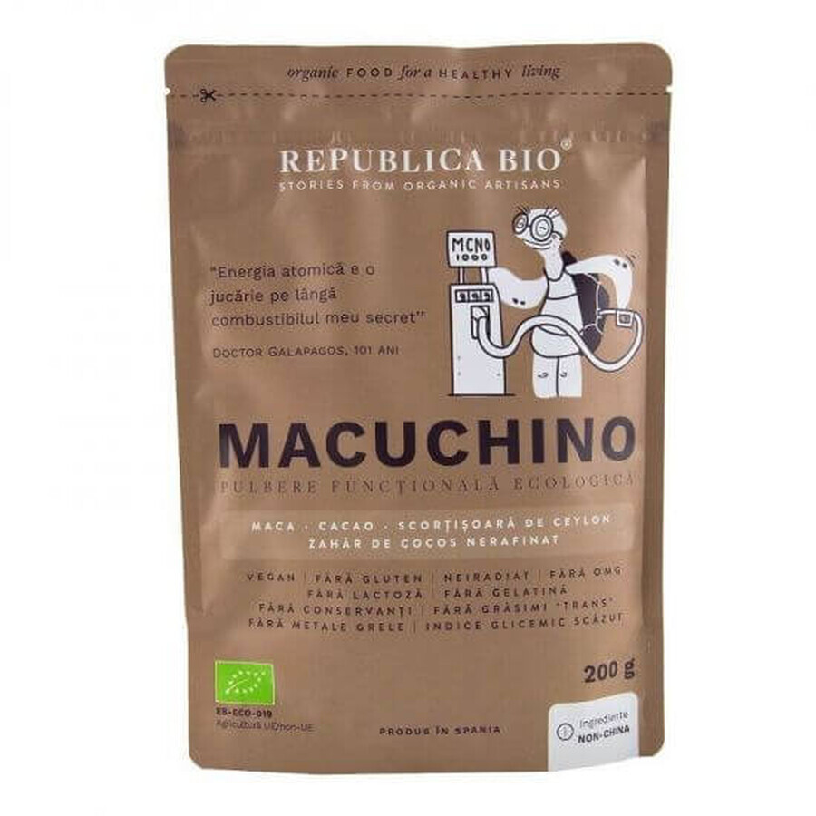 Funktionspulver Eco Macuchino, 200g, Republica Bio